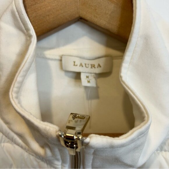 Laura Quilted Detail Jacket Cream - Picture 8 of 11